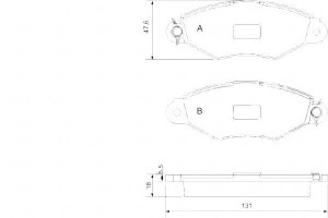 Klocki Hamulcowe Renault Kangoo 97- A.b.s.