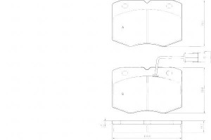 Klocki Hamulcowe Iveco Daily 96-99 Z Czuj. A.b.s.