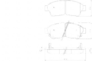 Klocki Hamulcowe Toyota Corolla Carina E A.b.s.