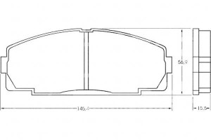 Klocki Hamulcowe Toyota Hiace 84- A.b.s.