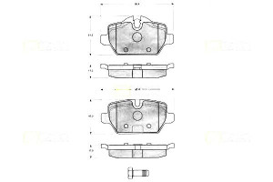 Klocki Hamulcowe Bmw 1 Kpl Starline Starline