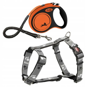 Automatyczna smycz Flexi Xtreme S + szelki 20 kg