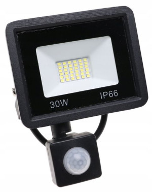 HALOGEN Naświetlacz Lampa LED z CZUJNIK RUCHU 30W