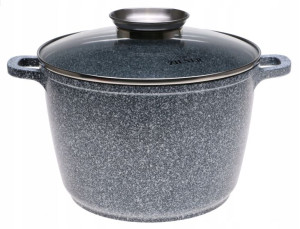 GARNEK Marmurowy KOCIOŁEK Głęboki Wysoki 6,2l 24cm