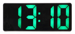 BUDZIK Elektroniczny Zegar cyfrowy LED Termometr