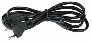 KABEL Przewód Zasilający 2PIN AGD RTV Ósemka 1,5m