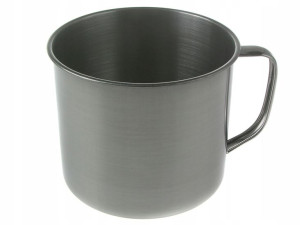 KUBEK STALOWY turystyczny wędkarski 1200ml 954