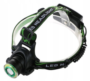 LATARKA Czołowa COB LED TYLNE ZOOM Czołówka 2372