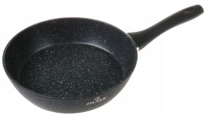 Patelnia Głęboka Marmurowa 24cm Indukcja Gaz 9209
