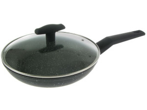 PATELNIA MARMUROWA 20cm INDUKCJA z Pokrywką 1250P!