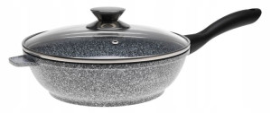 Patelnia Głęboka Marmurowa 28cm Indukcja Gaz 7081