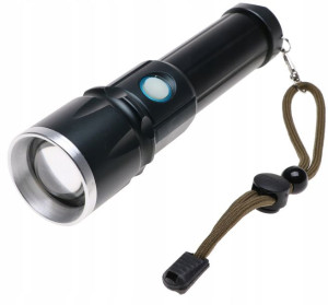 LATARKA P50 LED MOCNA Taktyczna USB ZOOM 4593