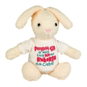 Królik "Przytulaj się do mnie"-28cm.