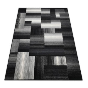 Duży Dywan 250x350 Cm New Idea Prążek Szary