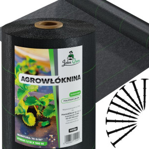 Agrowłóknina Chwasty Agrotkanina 1,1x100m +szpilki