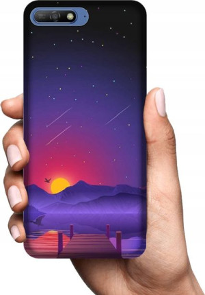 Obudowa Etui Na Huawei Y6 2018 Wzory Case+szkło