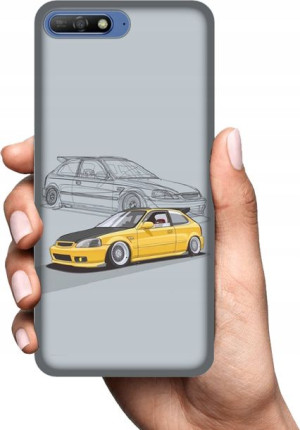 Obudowa Etui Na Huawei Y6 2018 Wzory Case+szkło