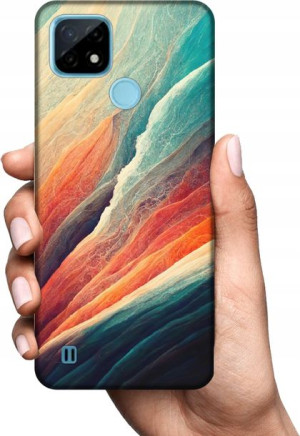 Obudowa Etui Na Realme C21 Wzory Case+szkło