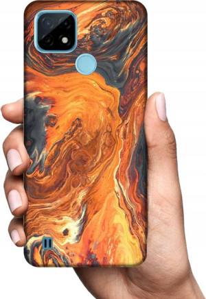 Obudowa Etui Na Realme C21 Wzory Case+szkło