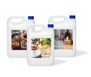 Zapachowe paliwo do biokominka, bioetanol 15L pomarańcza/leśny/bezwonny