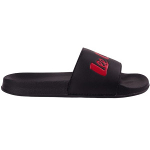 Klapki męskie lee cooper czarno-czerwone lcw-23-42-1730m