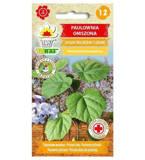 Paulownia Omszona Drzewo Tlenowe - nasiona 0,1 g - Toraf
