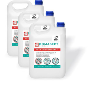 Płyn do dezynfekcji rąk - Bomasept Medical - zapach kokosowy - 15 litrów