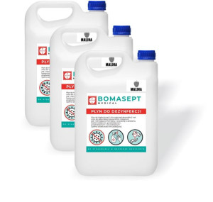 Płyn do dezynfekcji rąk - Bomasept Medical - zapach malinowy - 15 litrów