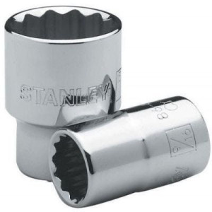 Nasadka 27mm 1/2" 12-kątna krótka cv Stanley