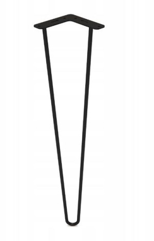Noga metalowa loft do stołu Hairpin Legs 48cm