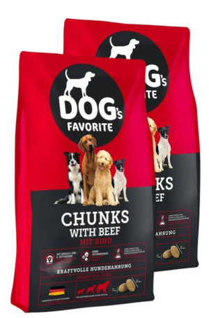Happy Dog Dog favorit wołowina 2x15kg