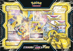 Zestaw Pokemon Battle Box Zeraora VMAX VSTAR 4 promo