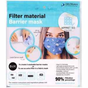 Zrób to sam Maseczka na usta i nos DIY Filtry