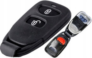 Hyundai Atos Tucson Kluczyk Obudowa Bateria Na Układzie 2 Przyciski + Panic