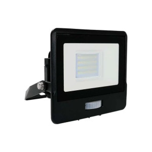 Projektor LED WiFi V-TAC 20W Czujnik Ruchu Czarny Z MUFĄ SMART Amazon Alexa