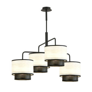 ARIGATO 4 MARBEL WHITE 1192/4 nowoczesna lampa sufitowa design abażur