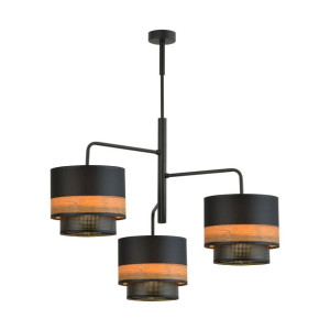 ARIGATO 3 MARBEL WOOD 1193/3 nowoczesna lampa sufitowa design abażur