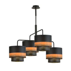 ARIGATO 4 MARBEL WOOD 1193/4 nowoczesna lampa sufitowa design abażur