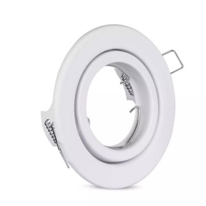 Oczko V-TAC GU10 Okrągłe Ruchome Białe VT-7227