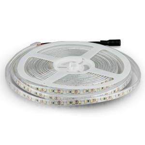 Taśma Led V-tac Smd2835 1200led 24v Ip65 2xpcb Rękaw 10mb 7,5w/m 120led/m V