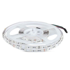 Taśma Led V-tac Smd5050 600led 24v Ip20 10mb 7w/m Vt-5050 Rgb 140lm
