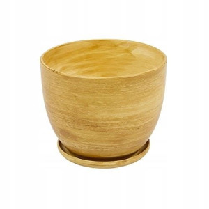 DONICZKA CERAMICZNA BARYŁKA 3 Jasne drzewo 19x15cm