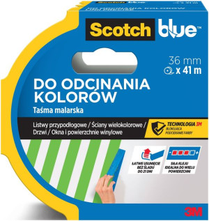 Scotch Taśma Malarska Blue Do Odcinania 36mmx41m