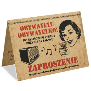 Zaproszenia na 18 30 40 50 urodziny Akta A6wz66