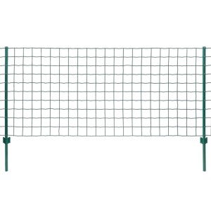 Euro ogrodzenie, stalowe, 20 x 1,5 m, zielone