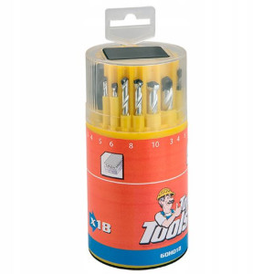 Wiertła różne, zestaw 18 szt., Top Tools 60H018