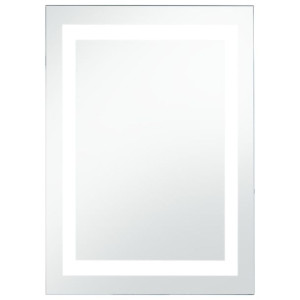 Ścienne lustro łazienkowe z LED i czujnikiem dotyku, 60x100 cm