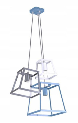 Lampa Wisząca Dziecięca Geometryczna ==== Potrójna