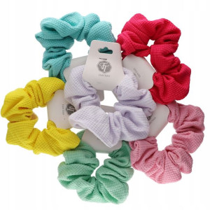 Gumka Do Włosów Scrunchie Mocna Wiosenne Kolory
