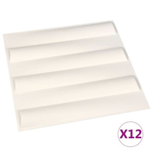 Panele ścienne 3D, 12 szt., 0,5x0,5 m, 3 m²